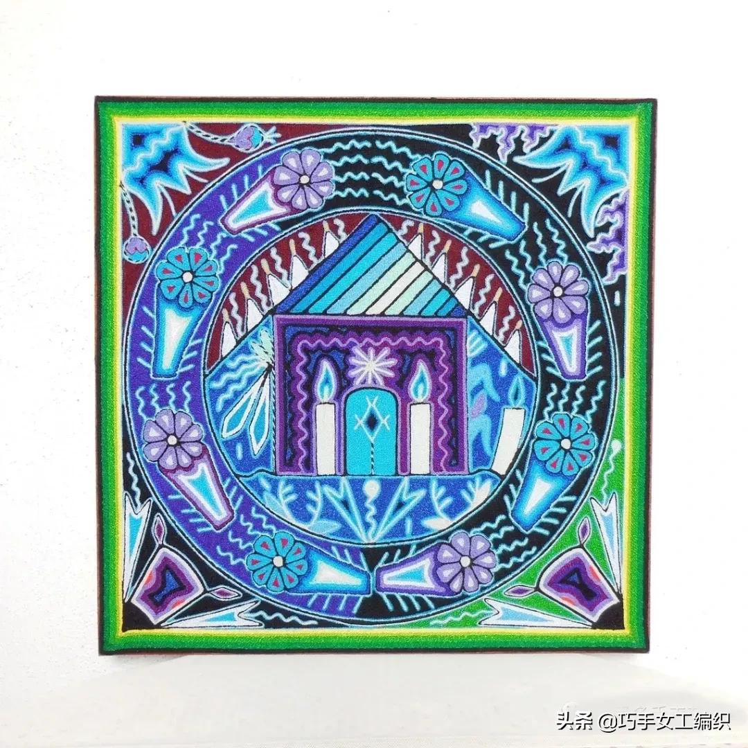 剪断的零碎毛线不要急着扔，一瓶胶水粘起来，客人进门都要夸