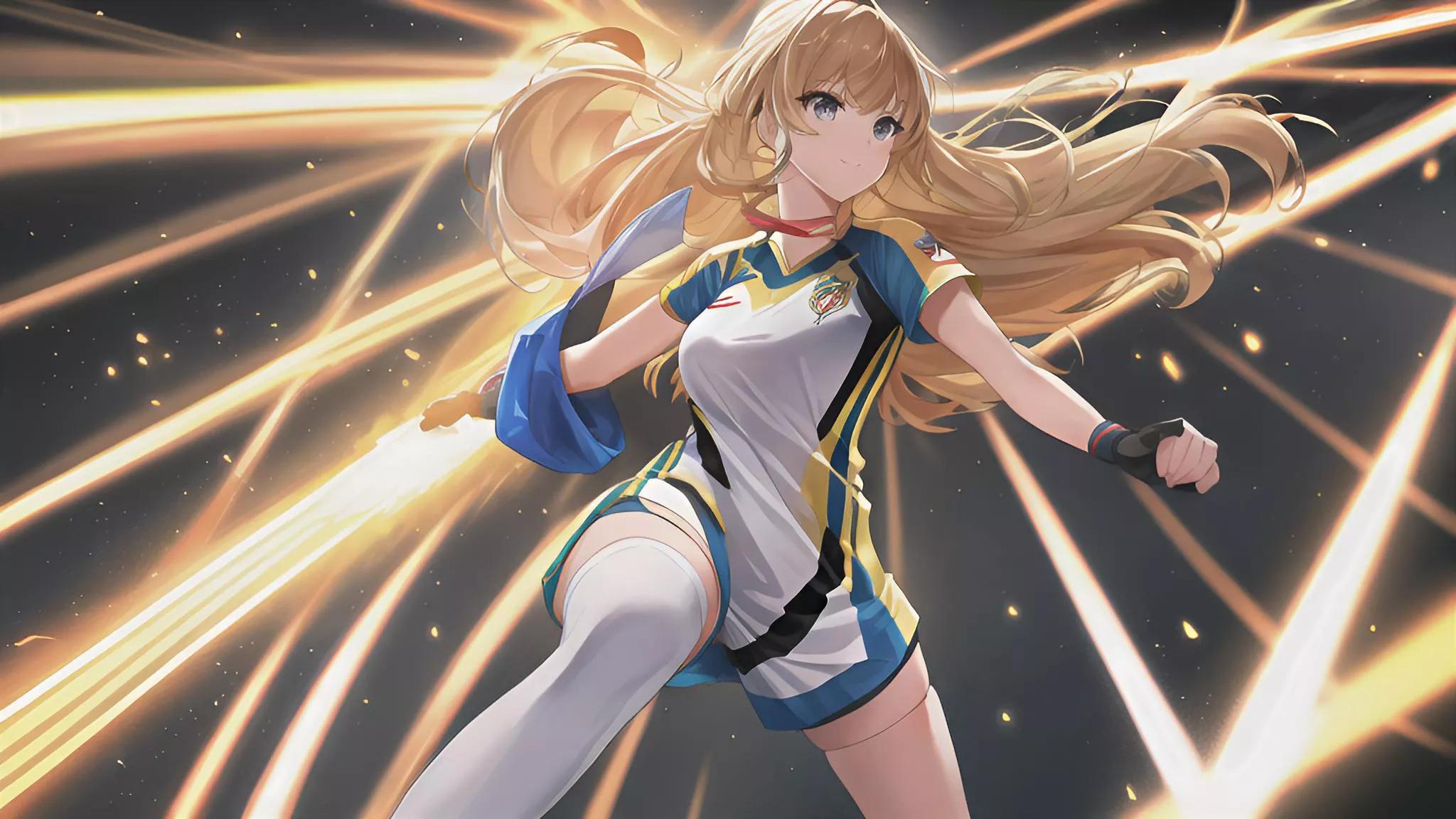 世界杯足球ai绘画,ai绘画二次元足球宝贝