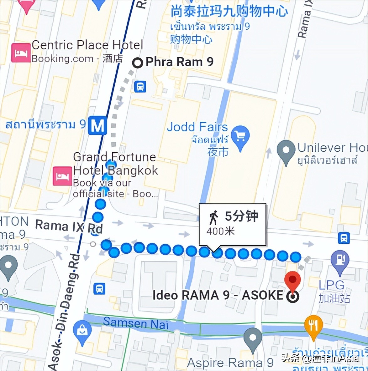 曼谷唯一外国人可直接个人名义购买的永久产权别墅，市中心地铁口