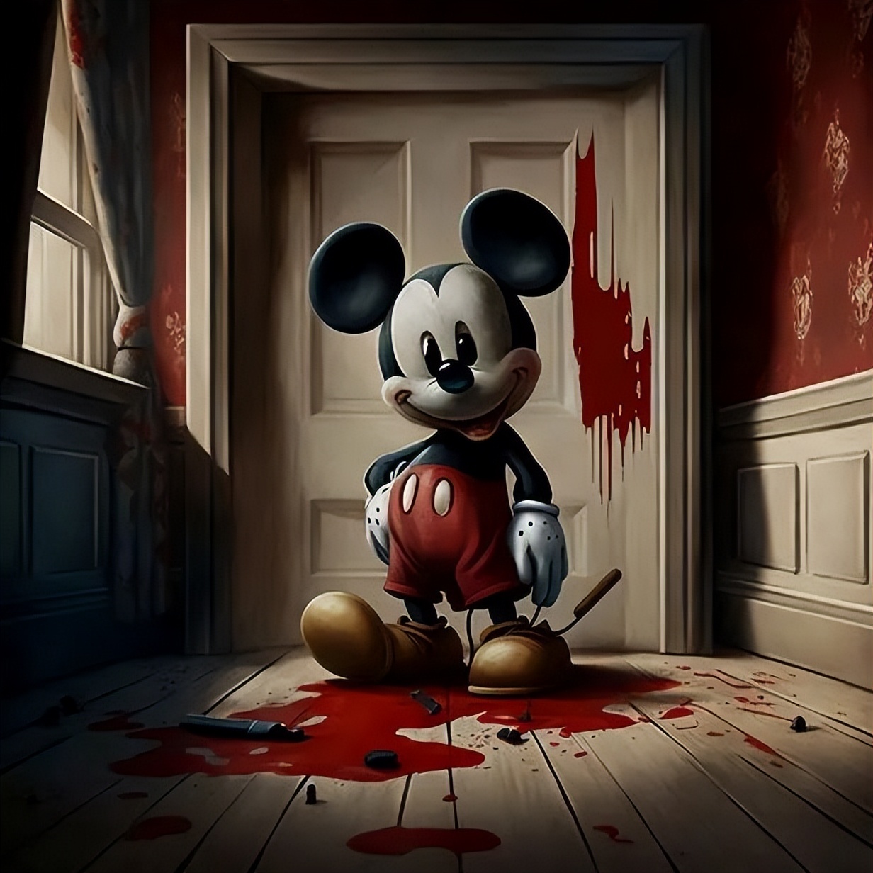 ai鼠绘画教程,ai钢笔工具米老鼠