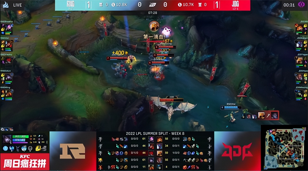 fpx2-1击败rng什么比赛,lpl赛程rng和jdg