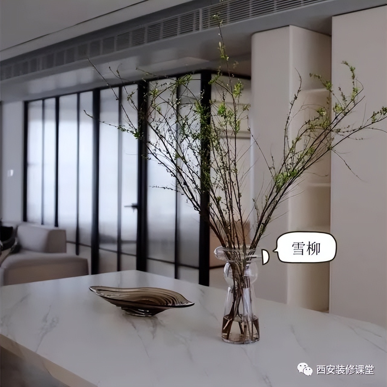 室内绿植软装搭配案例怎么摆,绿植与轻奢结合的软装搭配