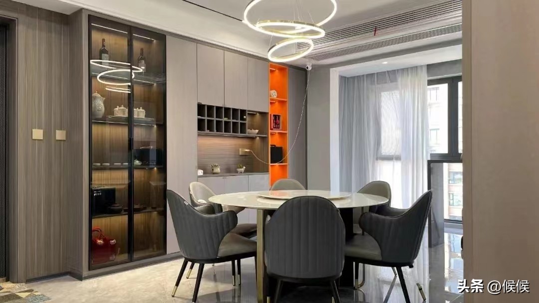 廊坊恒鼎荣庭204㎡轻奢风实拍妥妥的高级感