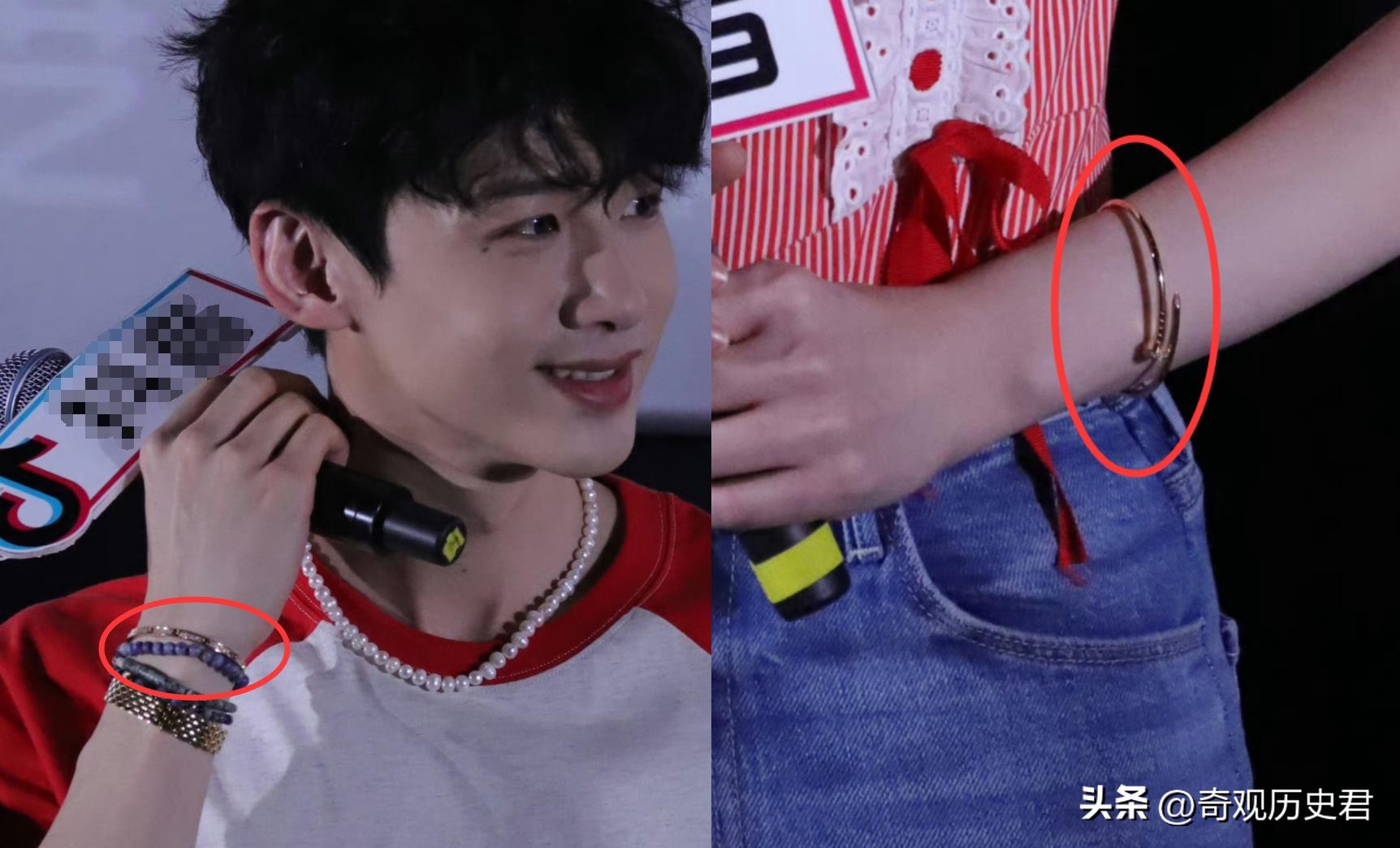 白敬亭宋轶扫楼拍照换玩偶,白敬亭穿外套抱宋轶