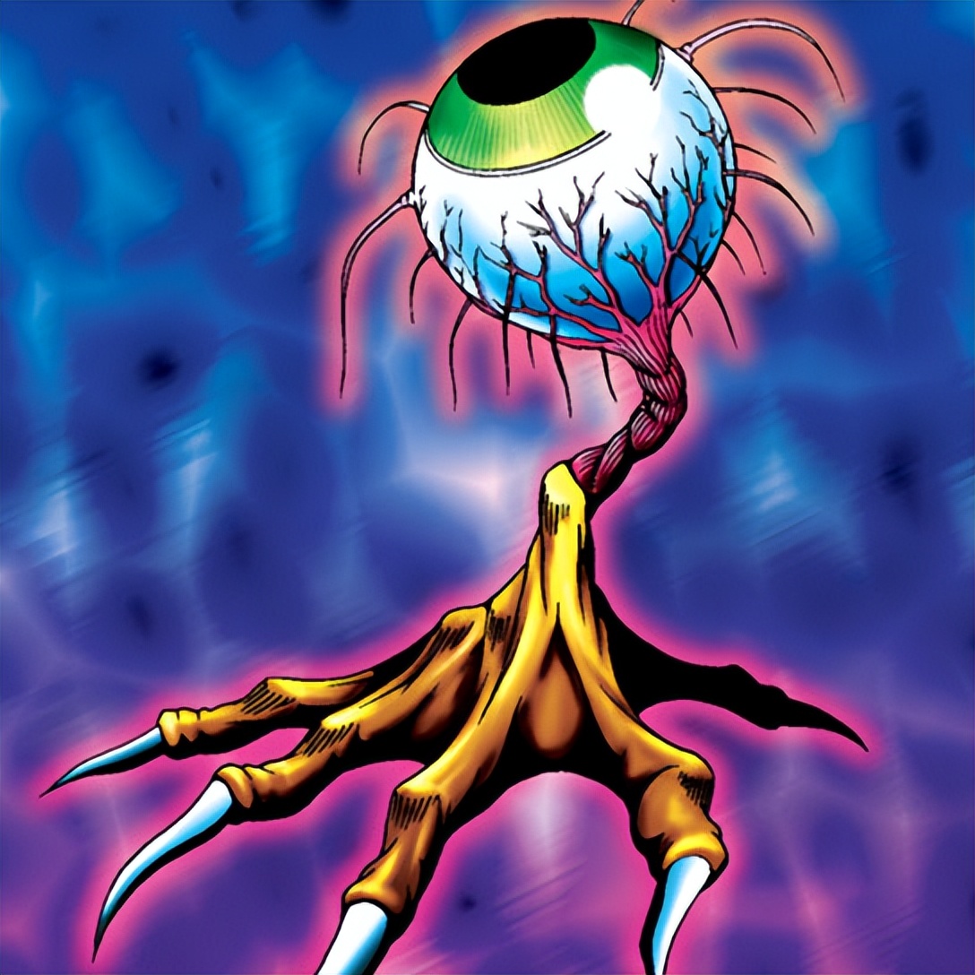 游戏王画风的卡片,游戏王帅气怪兽头像