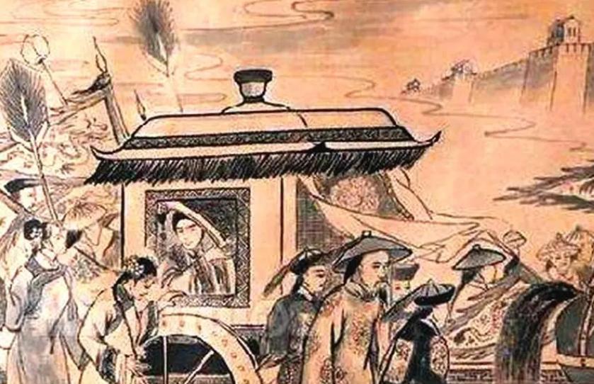 慈禧太后出逃日本照片,慈禧出逃故宫照片