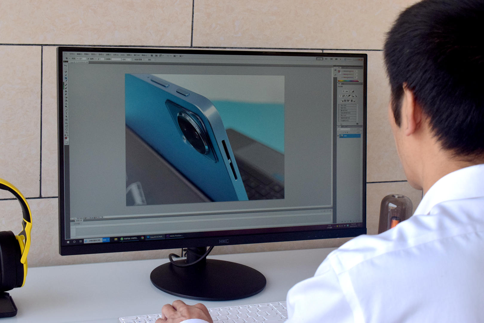 hkc27寸2k170hz显示器测评,32寸hkc曲面显示器测评