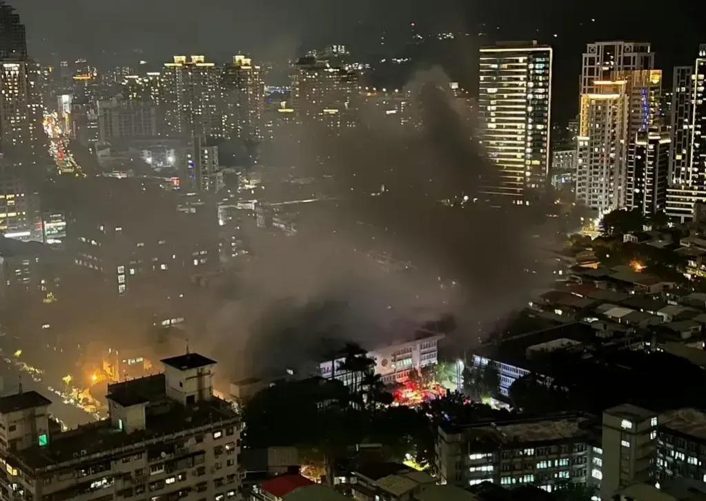 台当局“调查局”起火,台当局法务部门调查局失火