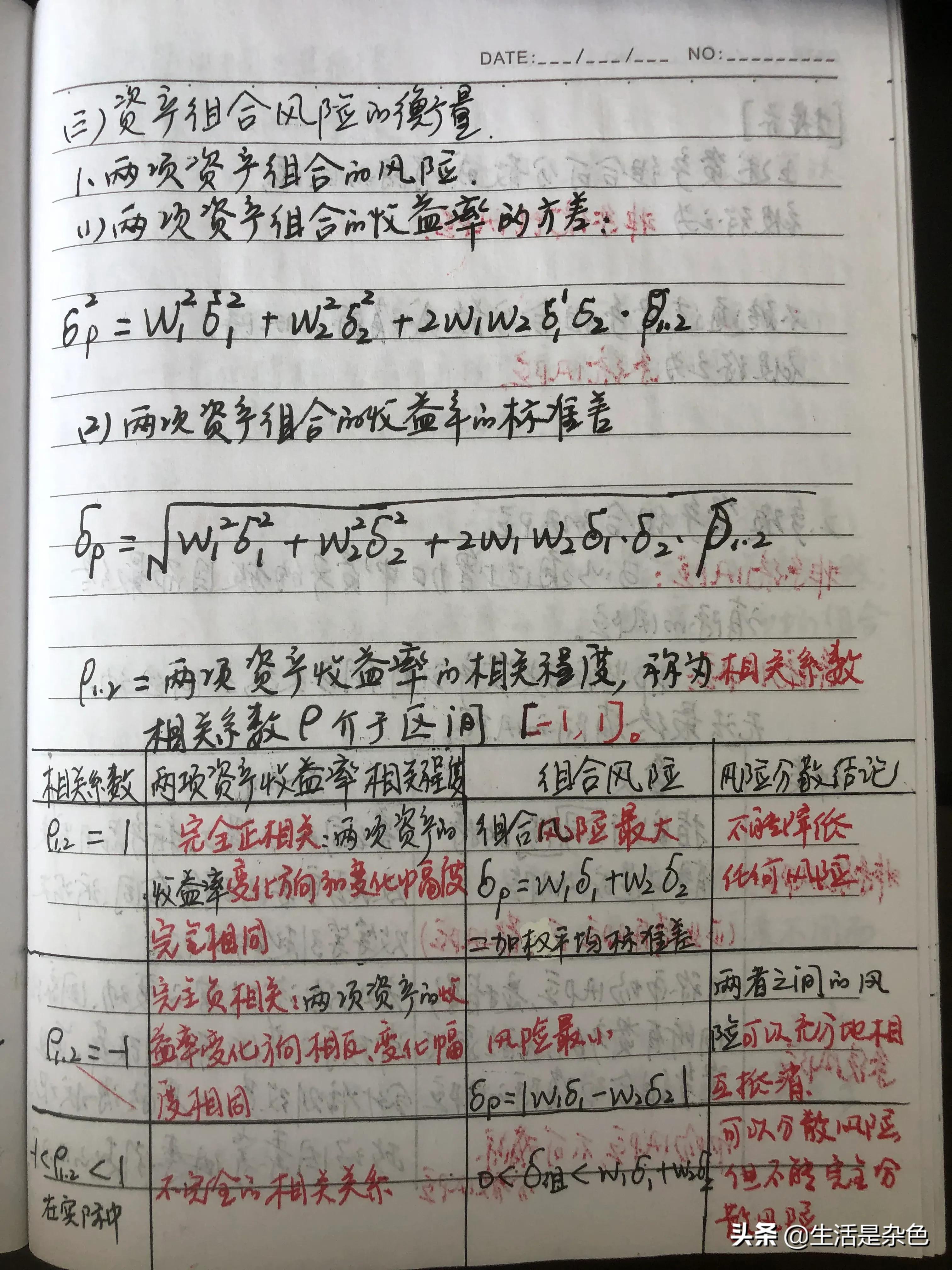 中级会计学习#财务管理第二章第二节风险与收益2