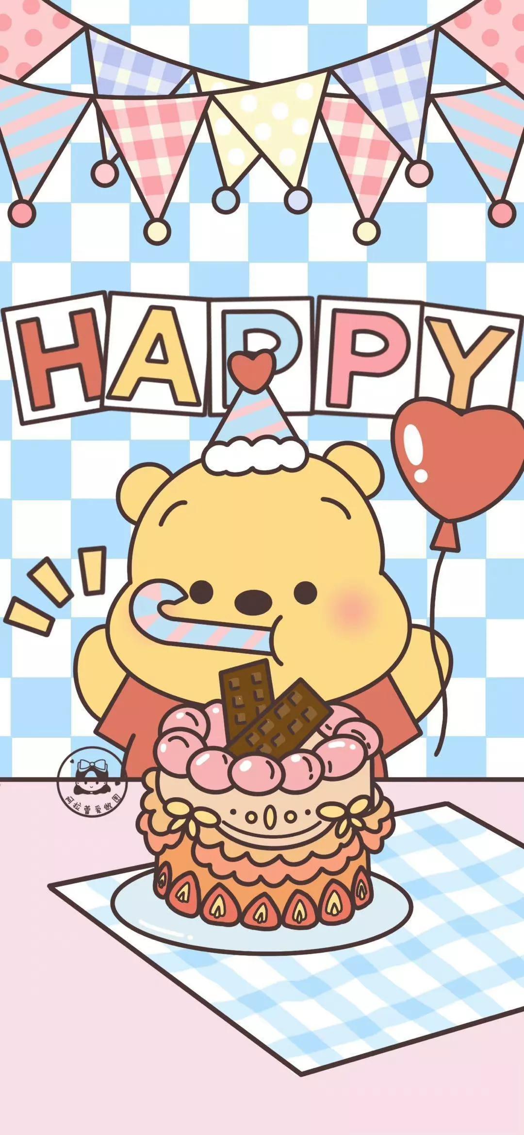 手机壁纸｜小熊维尼