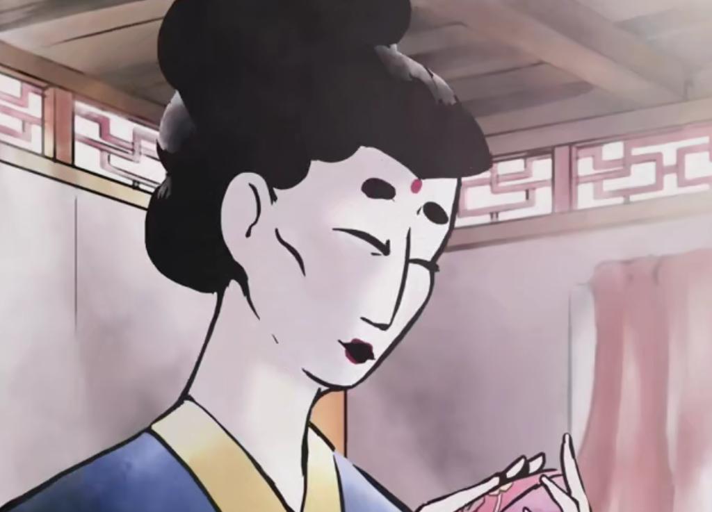 水墨风动画《裹脚少女》，被束缚的不仅是脚，还有向往自由的灵魂