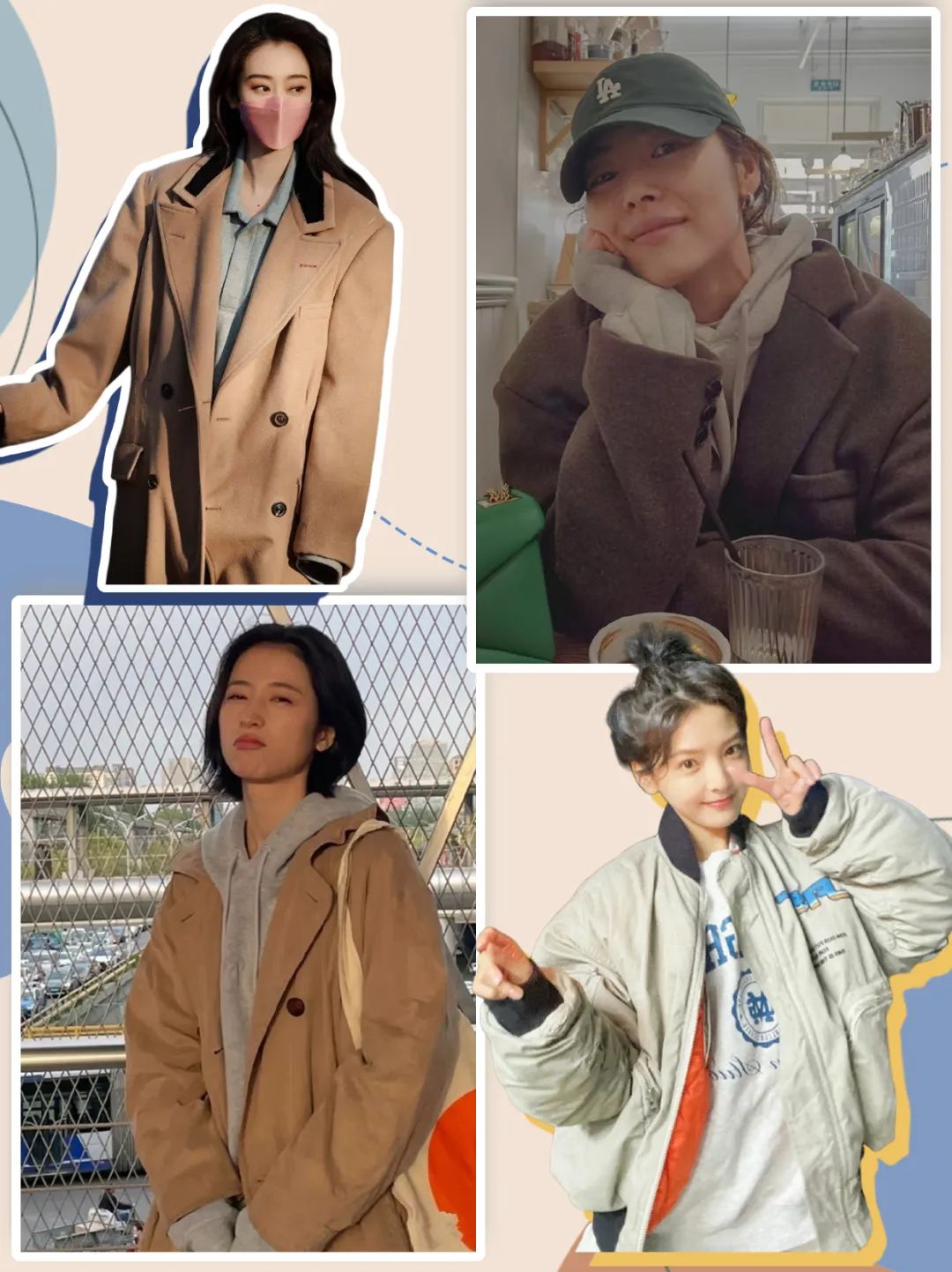 加绒卫衣单穿搭配长裙的穿法,有帽卫衣搭配无帽卫衣穿法
