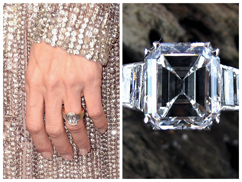 明星戴的都是什么钻戒啊,盘点里哪个女明星戴的钻戒最大