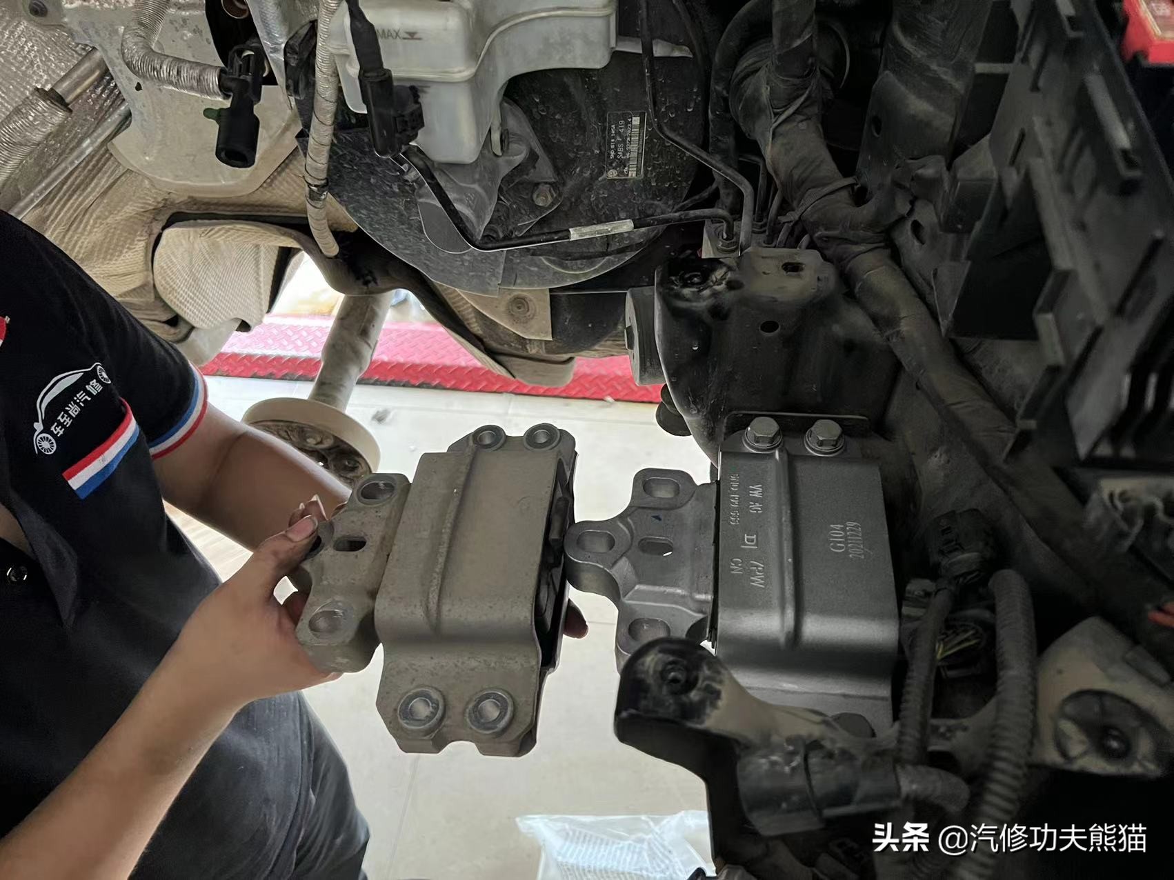 严谨的德国工人钣金修复,严谨的德国师傅修复事故车