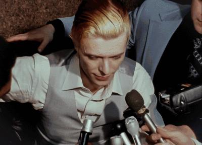 大卫鲍伊时尚风格,大卫鲍伊和妻子伊曼