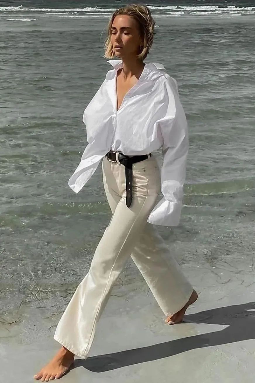 白衬衫怎么穿不脏,白衬衫怎么穿好看又干净