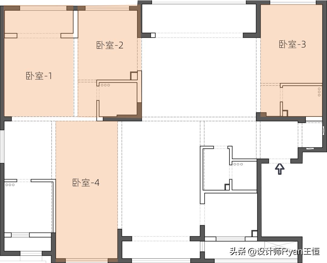 230㎡高质量亲子宅：拆掉一间房，打造超大陪伴式亲子空间