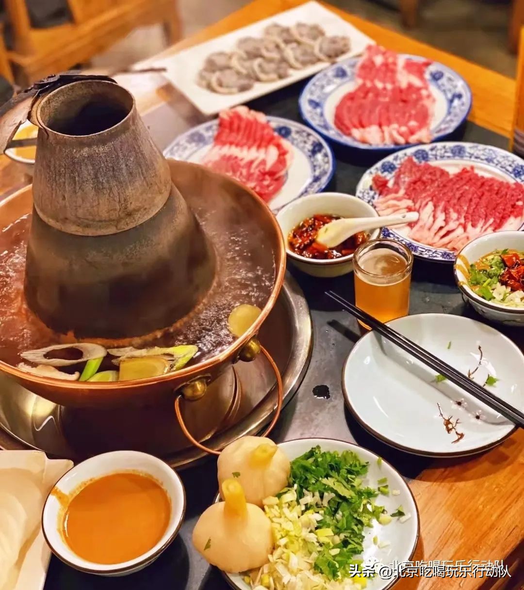 北京性价比高又经典的涮肉店,老北京涮肉手切羊肉各部位切法