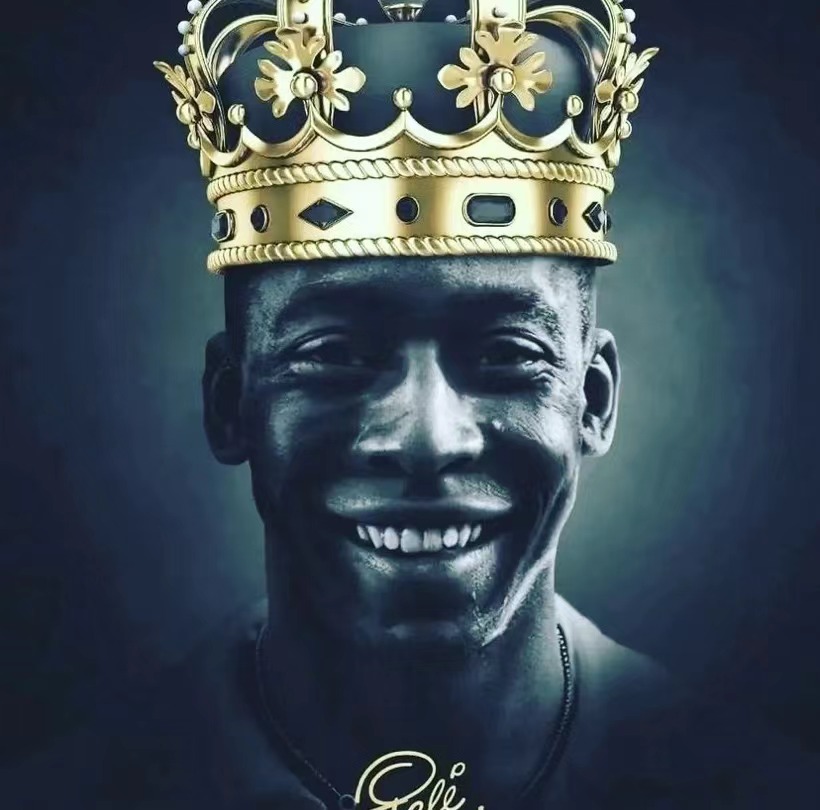 球王贝利和c罗梅西,梅西c罗悼念球王贝利