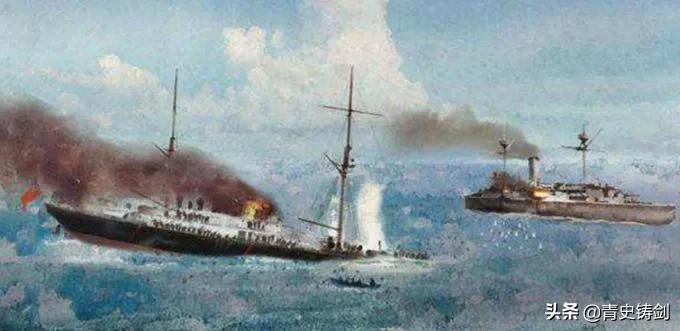 甲午大海战日军损失多少艘战舰,中日甲午海战经远舰沉没遗址