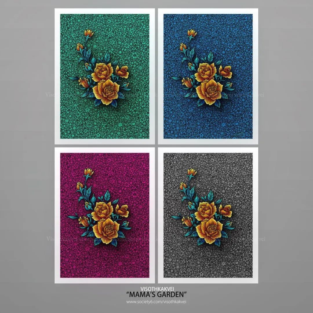 治愈强迫症的画,看了让人强迫症发作的画