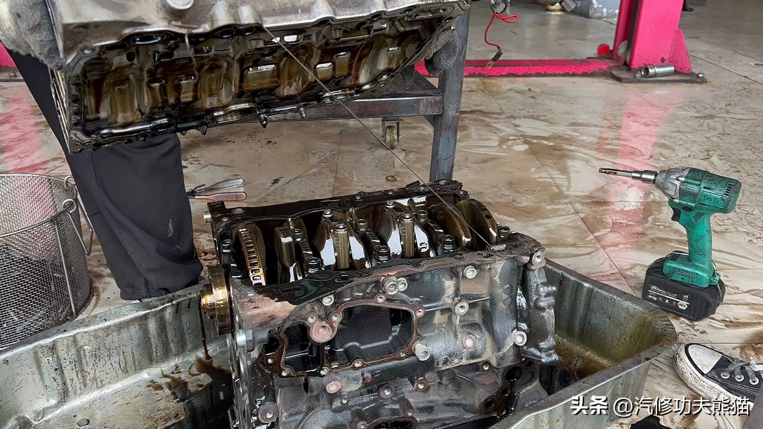 奥迪q3修车,奥迪q3烧机油大修发动机