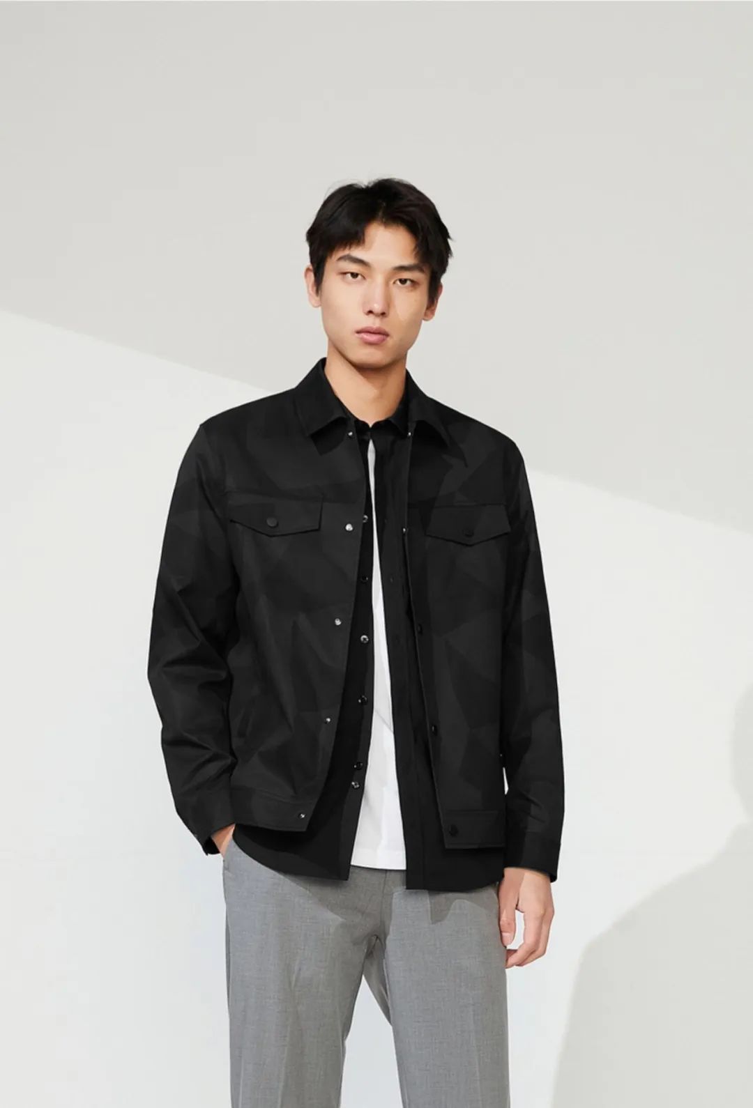 海澜之家冬季夹克穿搭,海澜之家夹克穿法