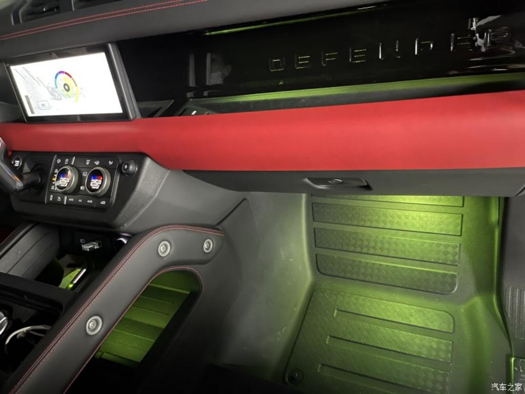 路虎卫士单色内饰氛围灯图解,路虎卫士改装氛围灯毛病