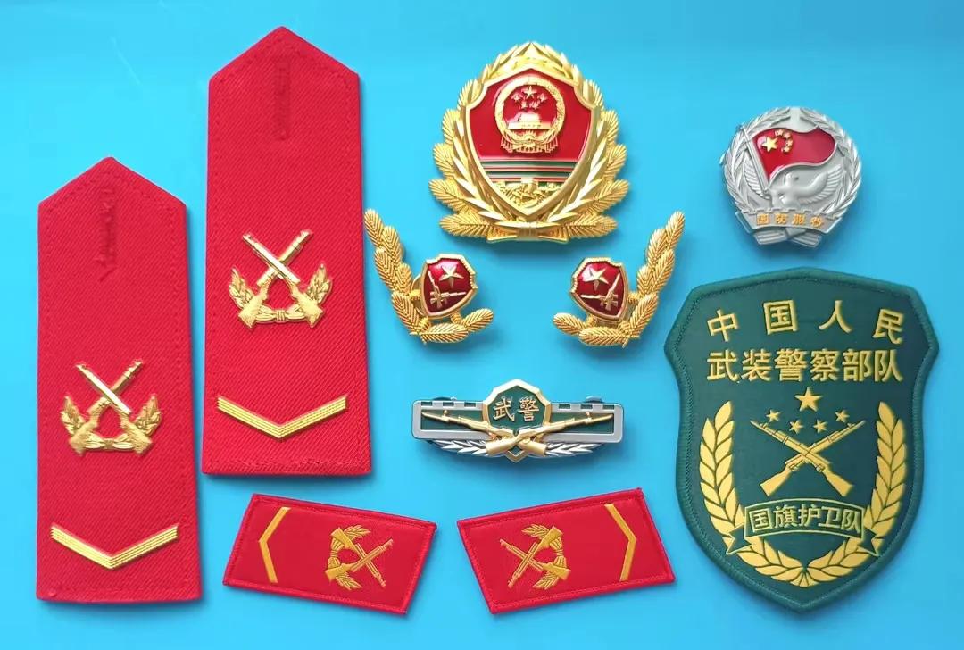 中国陆军狼牙特种部队肩章图片,07式常服肩章军衔饰品