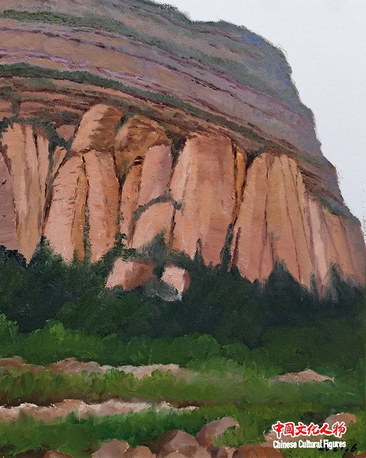 韩玉臣太行山写生油画水平,韩玉臣美术展