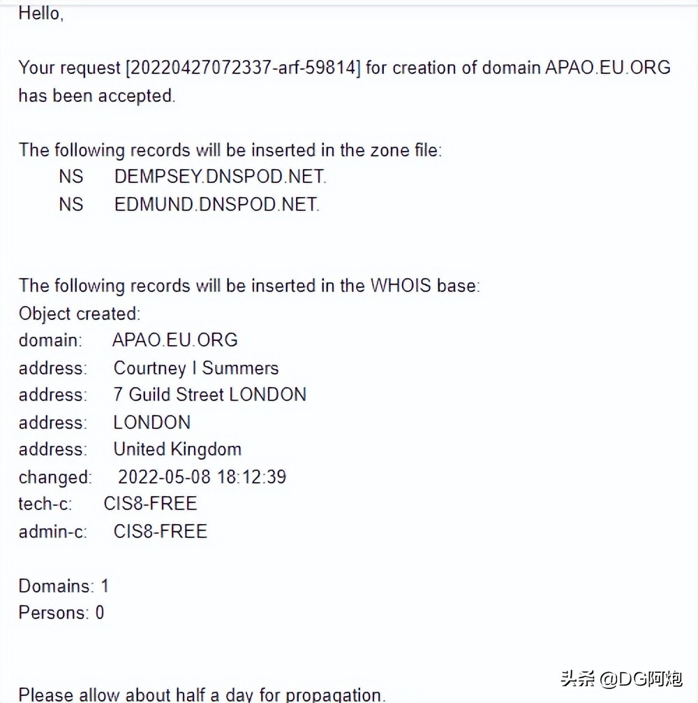 eu.org域名注册成功后怎么用,eu.org域名好注册么