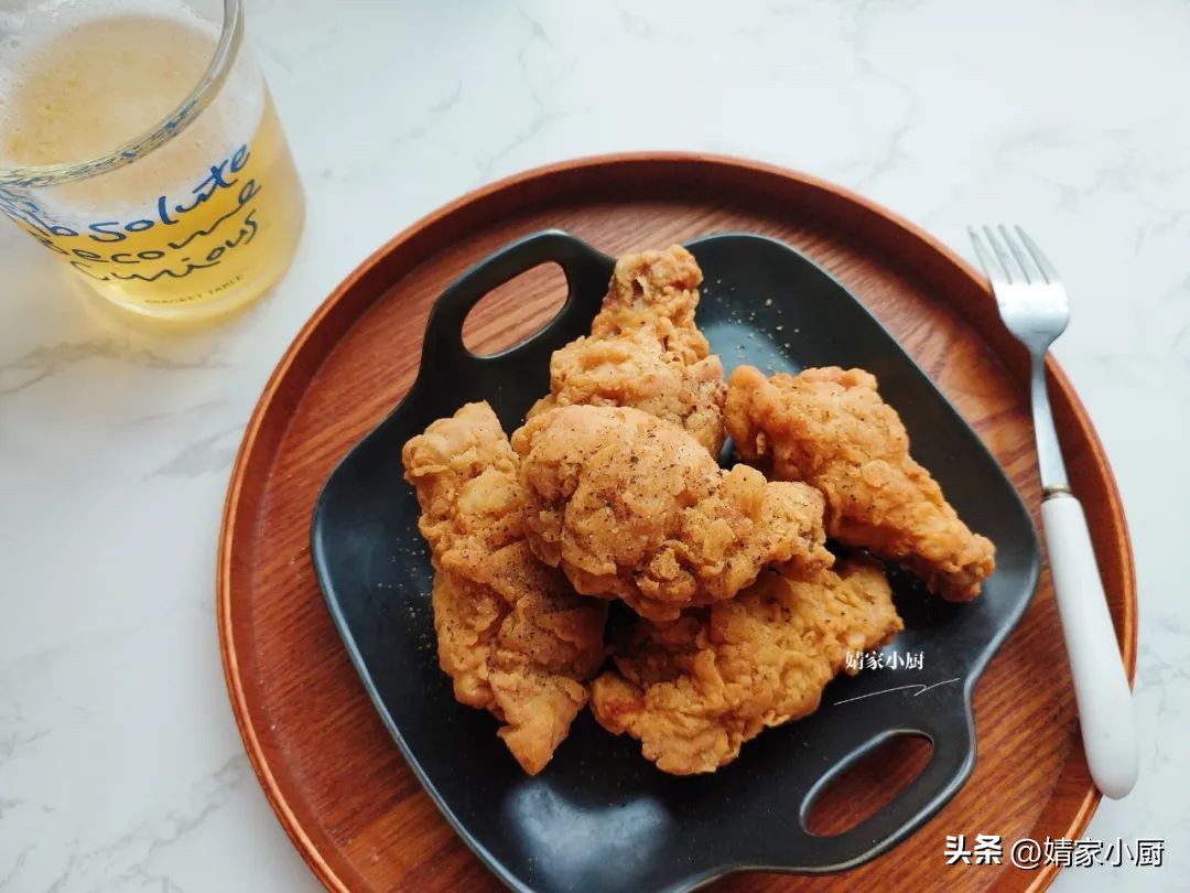 原来KFC的炸鸡是这么做的，多加2步就能做出来，从此实现炸鸡自由