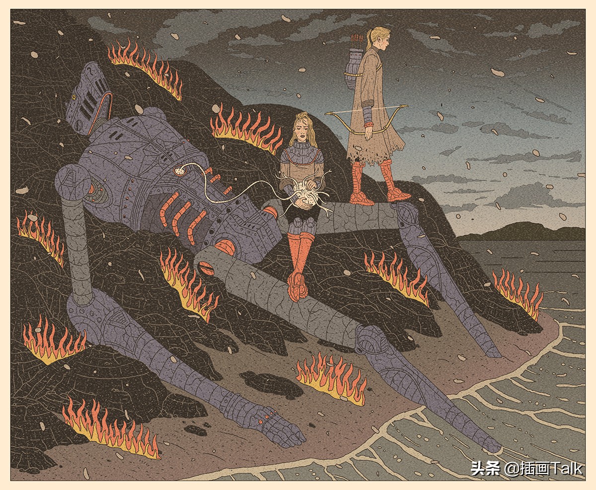 瑞士插画师DexterMaurer，微妙的和谐感