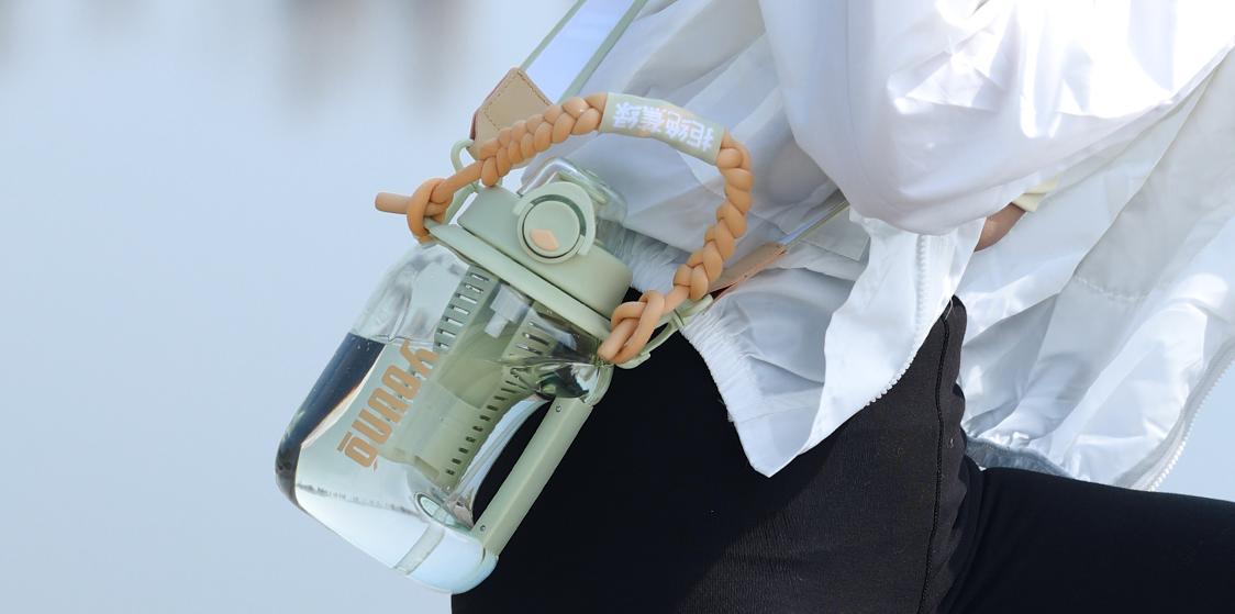 销量第一富光水杯,富光玻璃水杯1000ml男双层超大容量