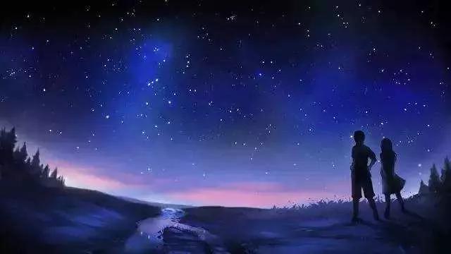 那一刻的流星,夜晚的流星