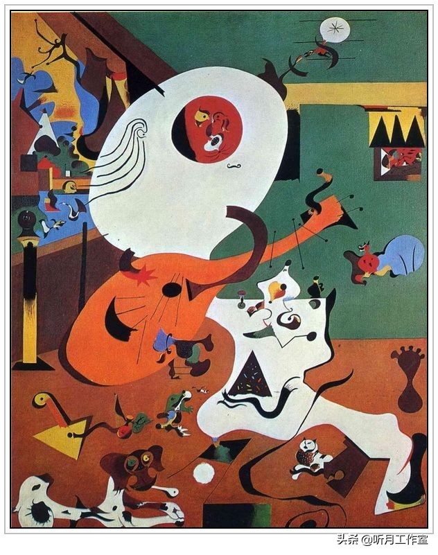 西班牙画家胡安米罗画,西班牙画家名画欣赏