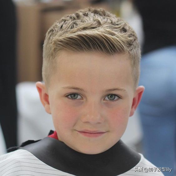 儿童发型男孩短发圆脸锅盖头,小男孩帅气发型3岁短头发锅盖头