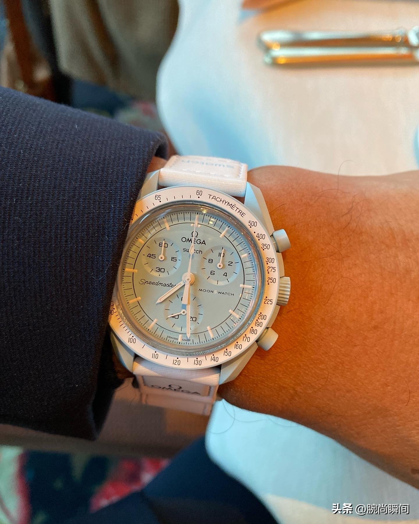 终于拿到了一个OmegaxSwatchMoonSwatch这是我的真实想法