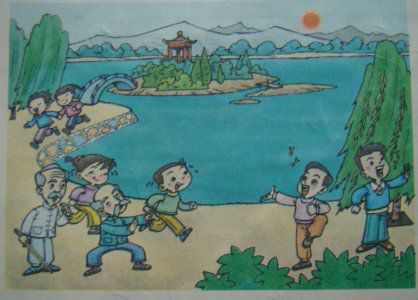 一年级100篇看图写话完整版的图片,一年级看图写话海边捡贝壳100字