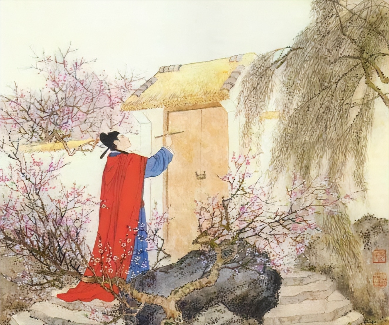 唐朝才女写下千古绝句,唐朝诗人遇到姑娘