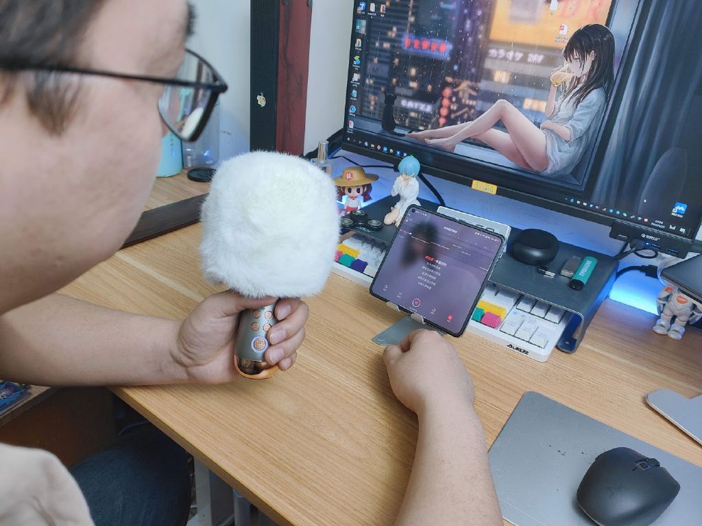 米家k歌麦克风和唱吧k歌宝,唱吧k歌宝麦克风小巨蛋g3