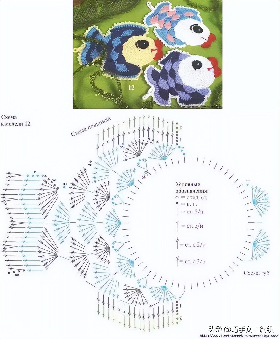 她只用零线就把鱼钩出了百变的花样，还超实用，真是太聪明了！