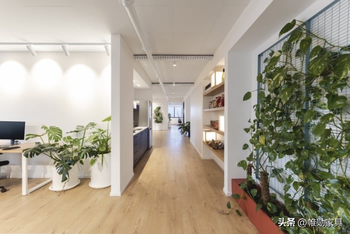 WESOME丨600㎡科技公司办公室设计—办公家具工程配套案例