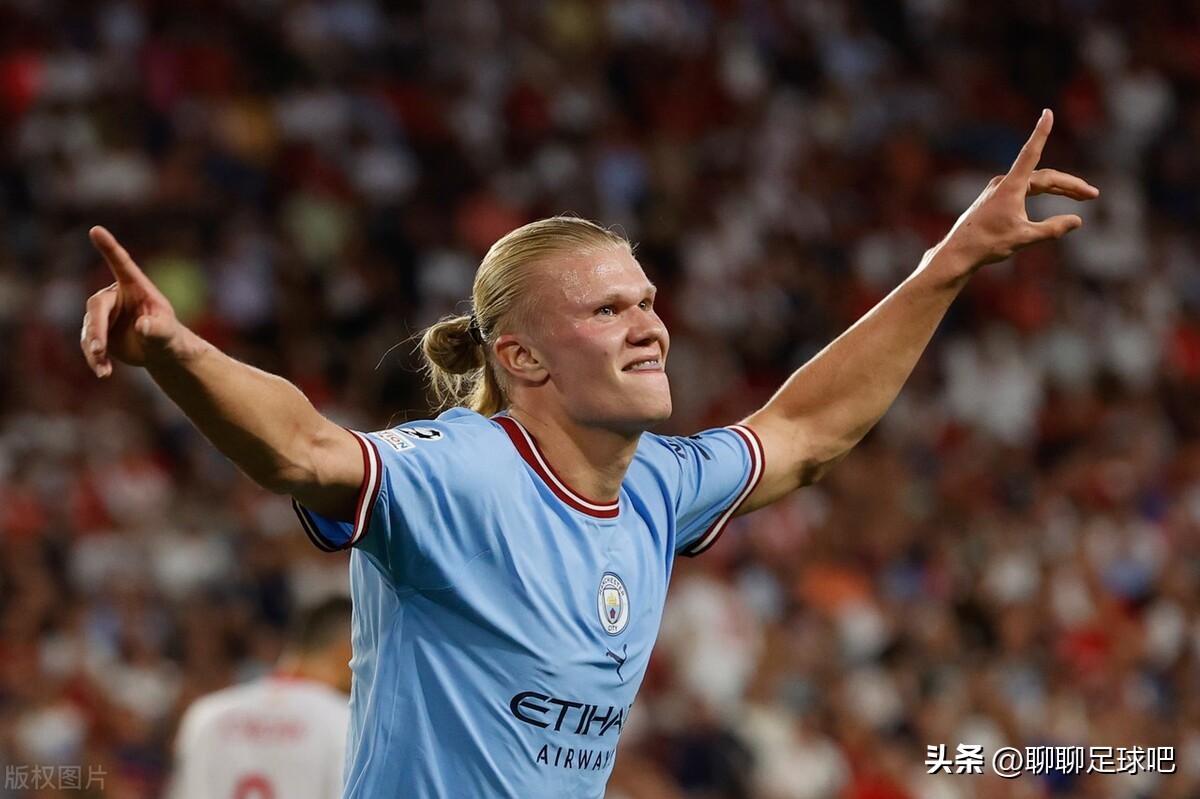 加盟曼城来首次哈兰德全场0射门,曼城官宣哈兰德加盟其他球员反应