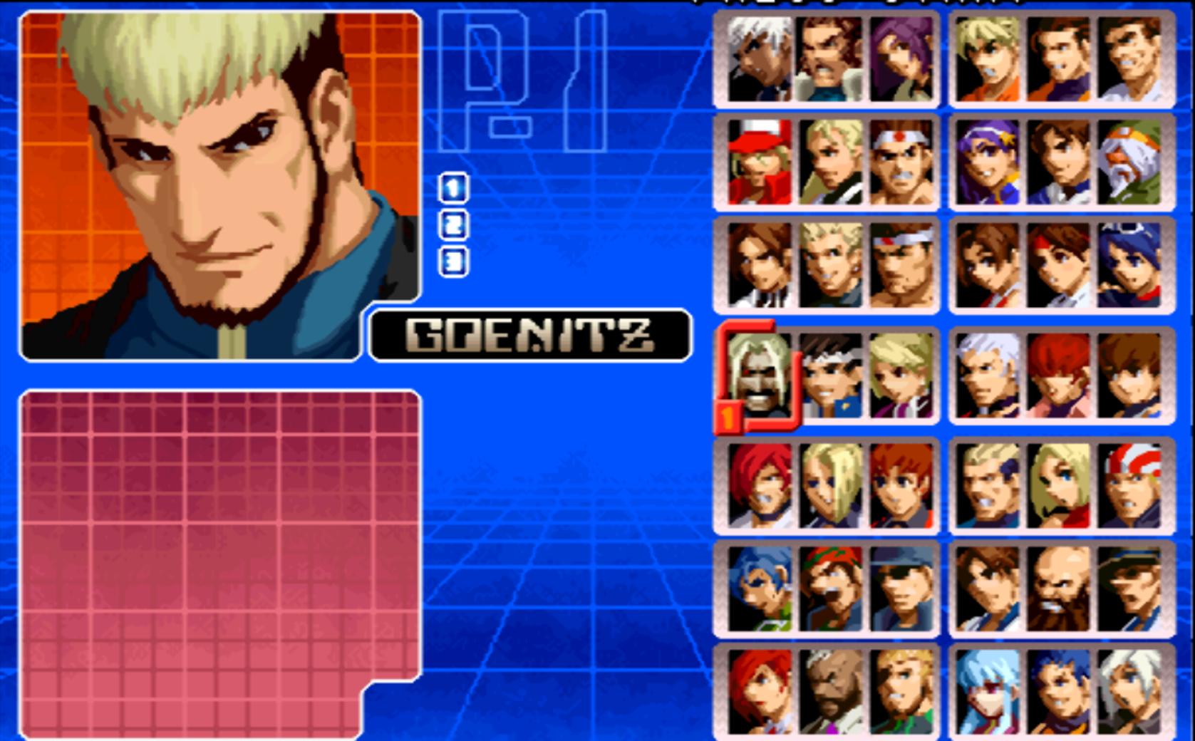 拳皇街机所有人物出招表,拳皇八神2002庵连招分解