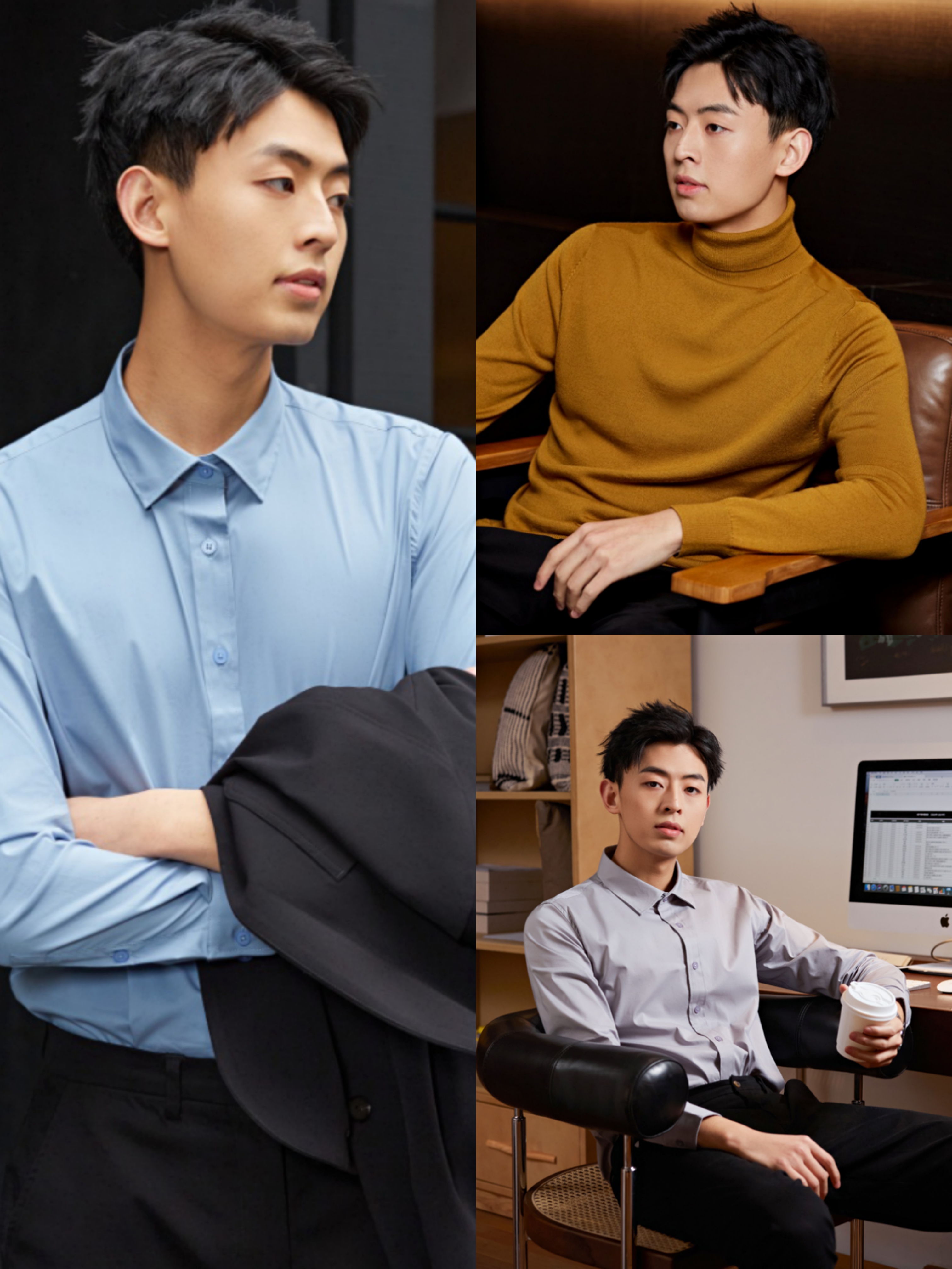 能穿出高级感的男装店铺,适合矮个子男生男装店铺