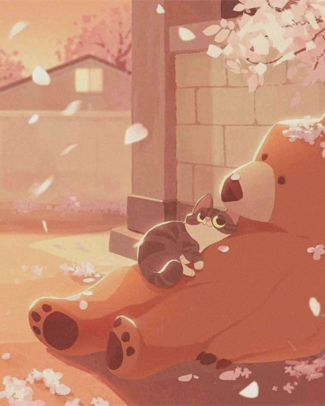 DDouvre插画|拟人化的小动物头像，治愈系猫咪肖像画系列