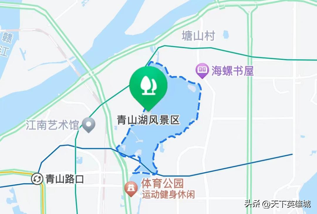 南昌环青山湖跑步路线图,江苏最美跑步路线图