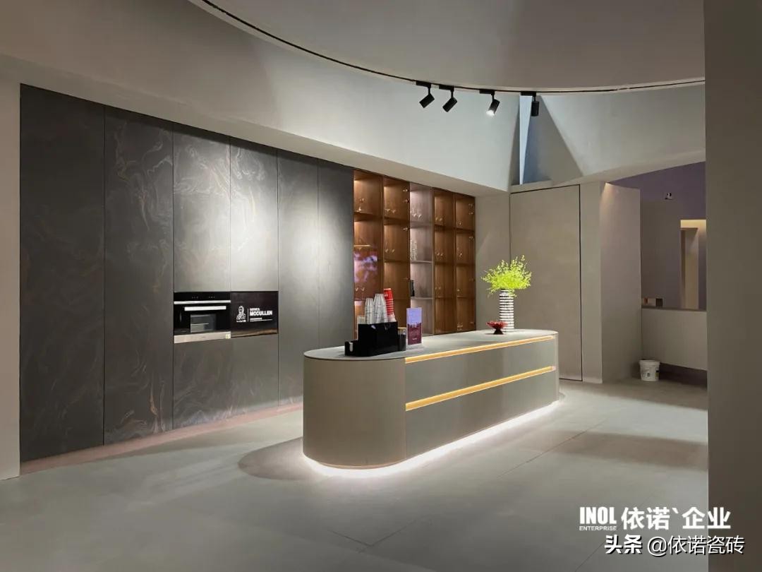 依诺岩板高端设计,依诺岩板莫奈绿