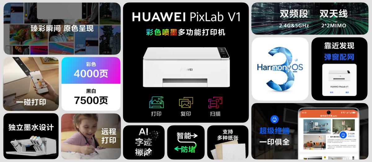 华为pixlabv1打印机,华为pixlabv1打印机怎么样